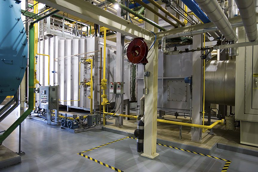 Energy Systems Group. North Side Energy Center, VA North. North Chicago, Illinois. One Taurus 60 GS s/o 71481 and One Taurus 70 GS Generator set s/o 74701. Cogeneration power plant, provides heat and power to newly built recruit training facility. Diverter valve to Boiler.